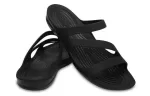 (WMNS) Crocs Chinelos Swiftwater ‘Pretos’