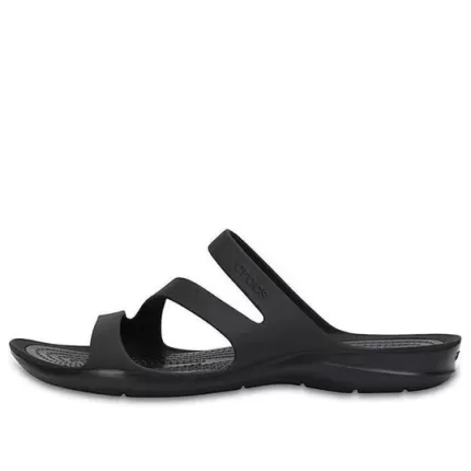 (WMNS) Crocs Chinelos Swiftwater ‘Pretos’