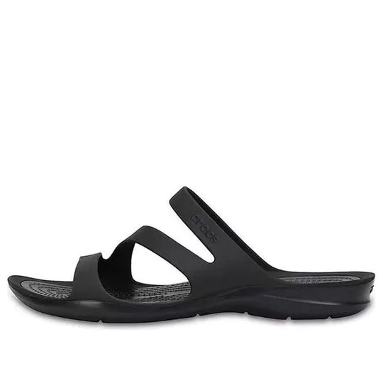 (WMNS) Crocs Chinelos Swiftwater ‘Pretos’