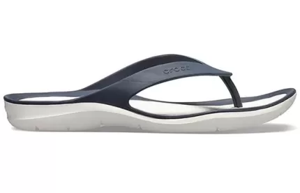 (WMNS) Crocs Chinelos casuais aconchegantes azul profundo