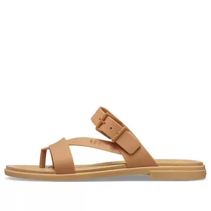 (WMNS) Crocs Chinelos casuais dourados