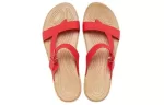 (WMNS) Crocs Chinelos casuais vermelhos chama