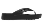 (WMNS) Crocs Chinelos com detalhes recortados na plataforma Baya ‘Pretos’
