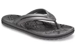 (WMNS) Crocs Chinelos com estampa de leopardo sapato preto