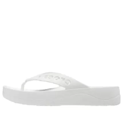 (WMNS) Crocs Chinelos com plataforma Baya ‘Branco’