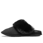 (WMNS) Crocs Chinelos de pele de mula ‘Pretos’