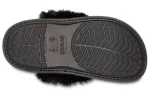 (WMNS) Crocs Chinelos de pele de mula ‘Pretos’