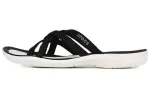 (WMNS) Crocs Chinelos de praia e piscina ‘Black White’