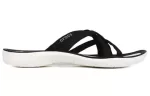 (WMNS) Crocs Chinelos de praia e piscina ‘Black White’