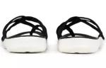 (WMNS) Crocs Chinelos de praia e piscina ‘Black White’