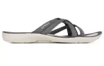 (WMNS) Crocs Chinelos de praia e piscina ‘Cinza’