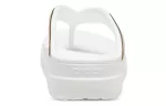 (WMNS) Crocs Chinelos de sola grossa em ouro branco ‘Ouro Branco’