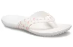 (WMNS) Crocs Chinelos de verão Kadee Branco