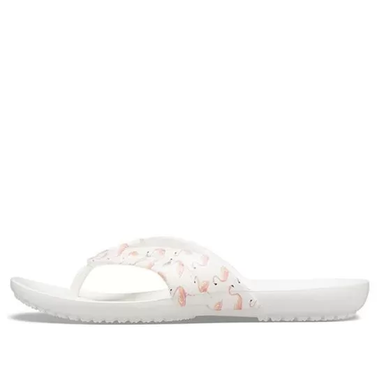 (WMNS) Crocs Chinelos de verão Kadee Branco