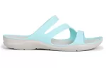 (WMNS) Crocs Chinelos esportivos Swiftwater ‘Azul Branco’