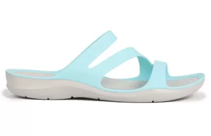 (WMNS) Crocs Chinelos esportivos Swiftwater ‘Azul Branco’