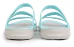 (WMNS) Crocs Chinelos esportivos Swiftwater ‘Azul Branco’