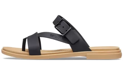 (WMNS) Crocs Chinelos esportivos aconchegantes e minimalistas preto marrom