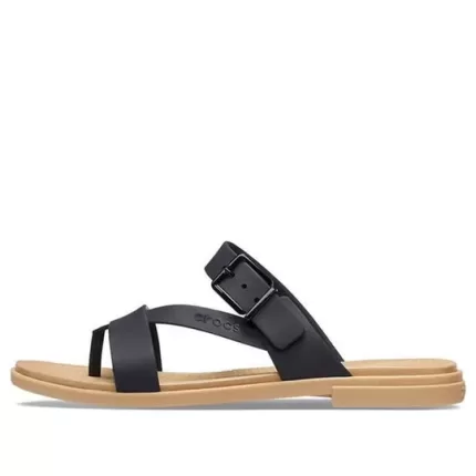 (WMNS) Crocs Chinelos esportivos aconchegantes e minimalistas preto marrom