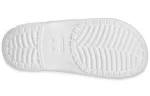 (WMNS) Crocs Chinelos esportivos com sola macia e aconchegante para exteriores de salto plano branco