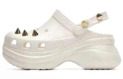 (WMNS) Crocs Chinelos esportivos de praia ao ar livre branco