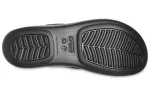 (WMNS) Crocs Chinelos pretos estilosos metálicos Monterey