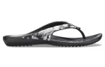 (WMNS) Crocs Chinelos sazonais Kadee II ‘Tropical Floral Black’