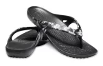 (WMNS) Crocs Chinelos sazonais Kadee II ‘Tropical Floral Black’