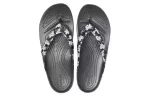 (WMNS) Crocs Chinelos sazonais Kadee II ‘Tropical Floral Black’