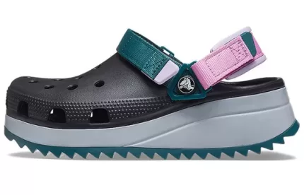 (WMNS) Crocs Classic Caminhante Clog ‘Black Gey Teal’