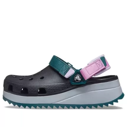 (WMNS) Crocs Classic Caminhante Clog ‘Black Gey Teal’