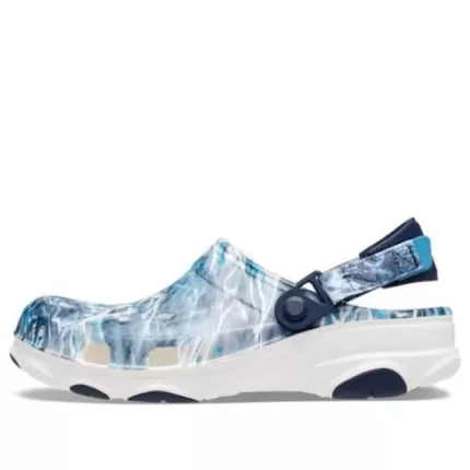 (WMNS) Crocs Classic Carvalho musgoso todo-o-terreno Clogs ‘Azul Branco’ 207975