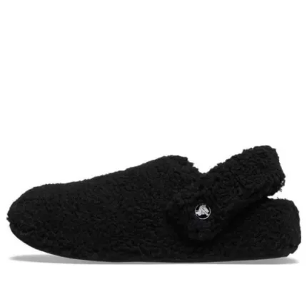 (WMNS) Crocs Classic Chinelo aconchegante ‘Preto’
