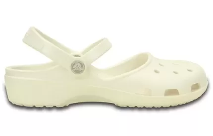 (WMNS) Crocs Classic Clog Beach Sandálias Brancas