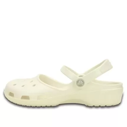 (WMNS) Crocs Classic Clog Beach Sandálias Brancas
