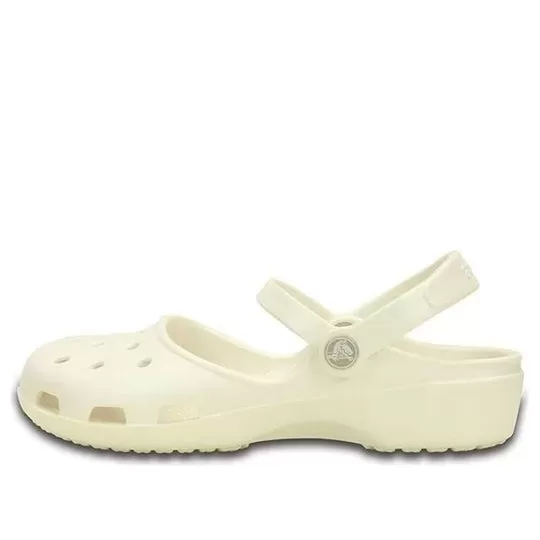 (WMNS) Crocs Classic Clog Beach Sandálias Brancas