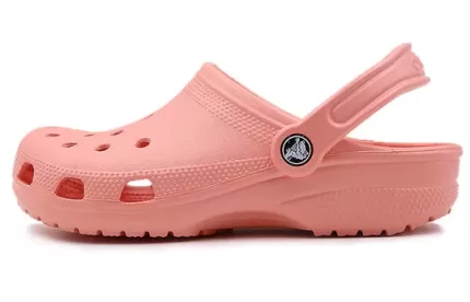 (WMNS) Crocs Classic Clog Chinelos esportivos de praia ao ar livre rosa 10001-737