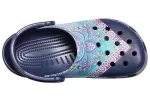 (WMNS) Crocs Classic Clog Liberty London Beach Sandálias Azul Profundo