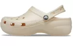 (WMNS) Crocs Classic Clog Platform Shimmer ‘Vanilla’