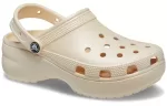 (WMNS) Crocs Classic Clog Platform Shimmer ‘Vanilla’