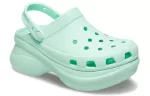 (WMNS) Crocs Classic Clog Retro Thick Sole Sandálias Verde Menta