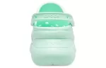 (WMNS) Crocs Classic Clog Retro Thick Sole Sandálias Verde Menta