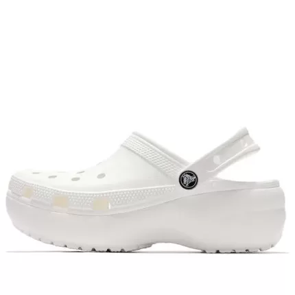 (WMNS) Crocs Classic Clog clouds Retro Beach Shoe Branco