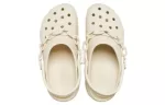 (WMNS) Crocs Classic Corrente de plataforma Clogs ‘Osso’