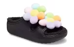 (WMNS) Crocs Classic Cosy Daisy Clogs ‘Preto Multi’