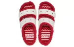 (WMNS) Crocs Classic Cozzzy Holiday Sweater Sandália ‘Branco Vermelho’