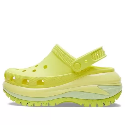 (WMNS) Crocs Classic Crush Clogs ‘Verde Fluorescente’