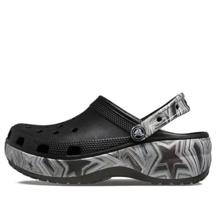 (WMNS) Crocs Classic Crush Disco Clog ‘Preto’