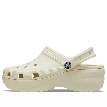 (WMNS) Crocs Classic Entupimento ‘Osso Branco’