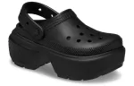 (WMNS) Crocs Classic Entupimento ‘Preto’